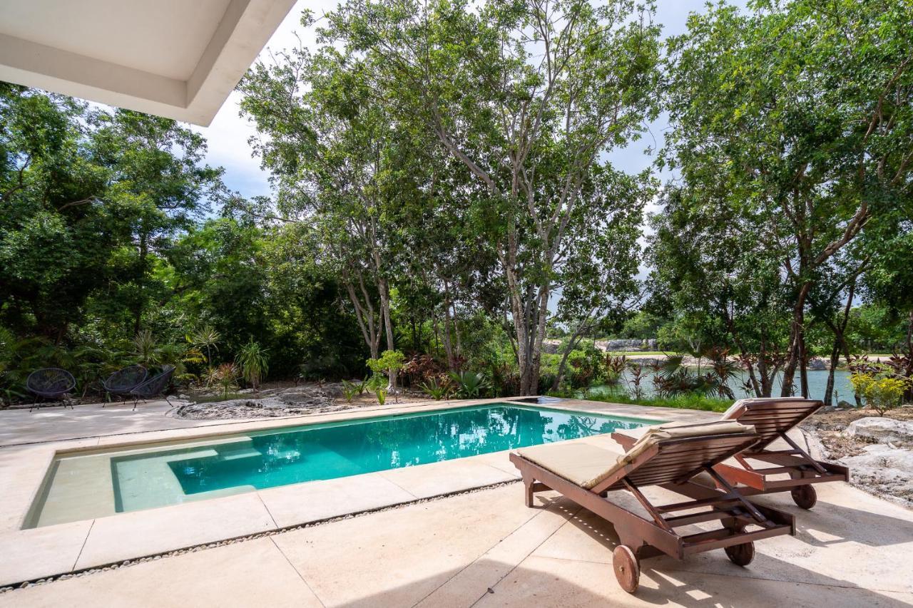 Tulum Country Club Private Villa With Pool 18 People Eksteriør billede